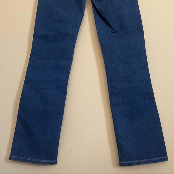 Madewell Stovepipe High Rise Jeans 23 Stretch Dark Wash Vintage Indigo AJ357 - Picture 7 of 11